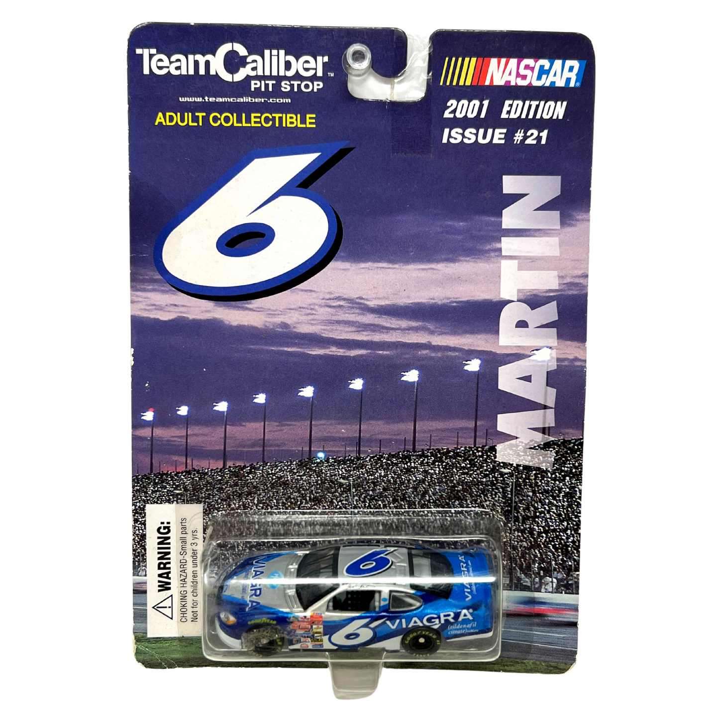 Team Caliber Pit Stop Nascar #6 Viagra Mark Martin 2001 1:64 Diecast