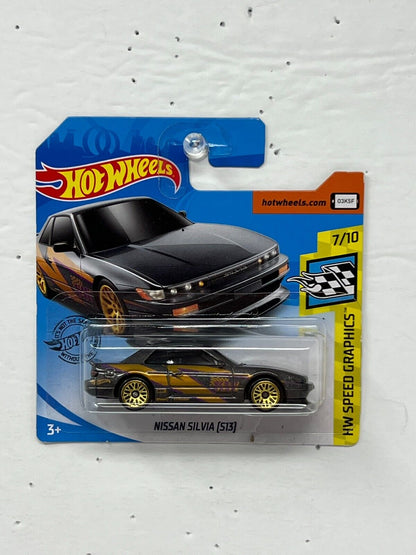 Hot Wheels HW Speed Graphics Nissan Silvia (S13) JDM 1:64 Diecast Short Card