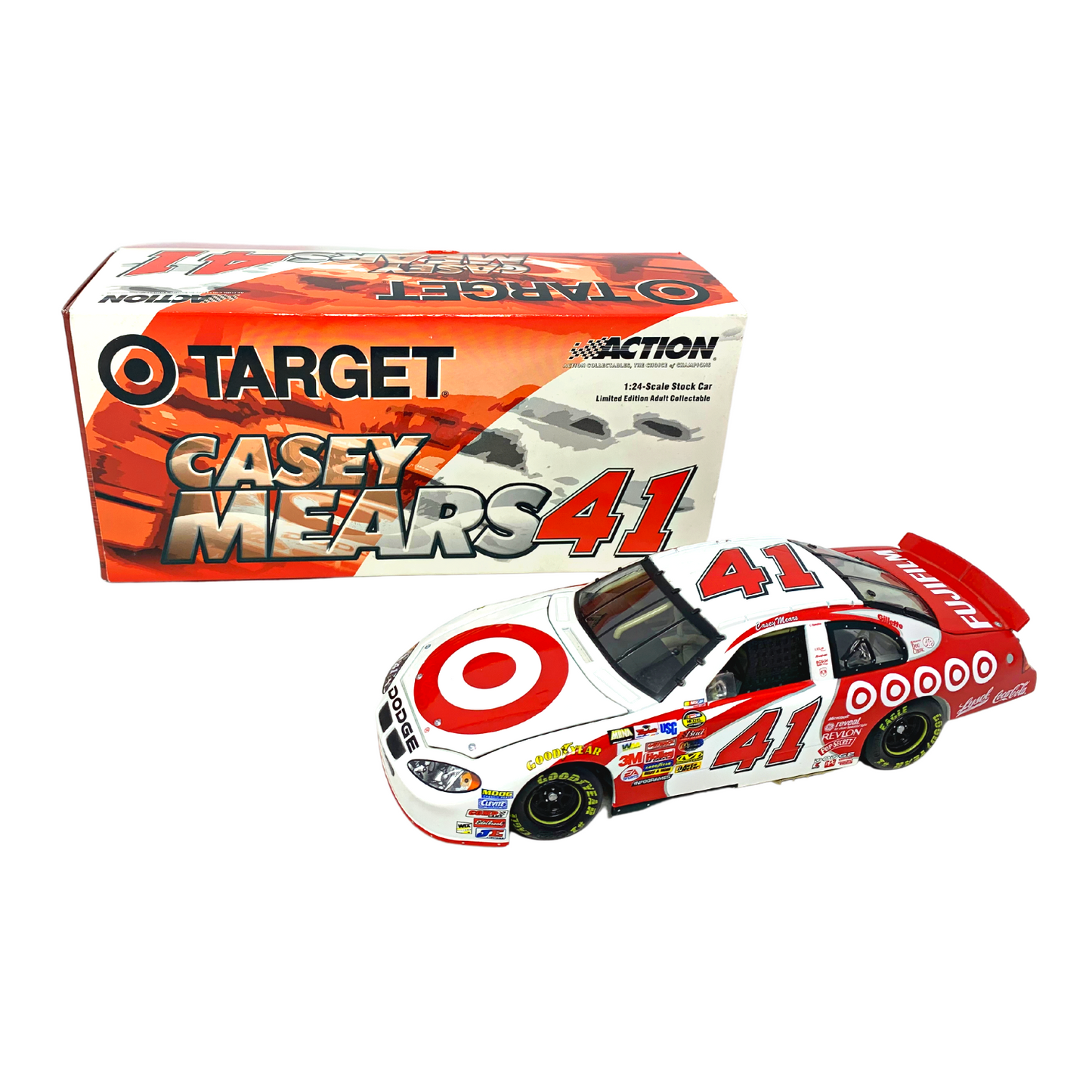 Action Nascar #41 Casey Mears Target 2004 Dodge Intrepid 1:24 Diecast