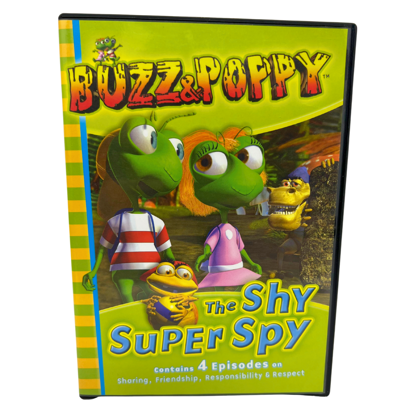 Buzz & Poppy The Shy Super Spy (DVD, 2003) Religious Good Condition!!!