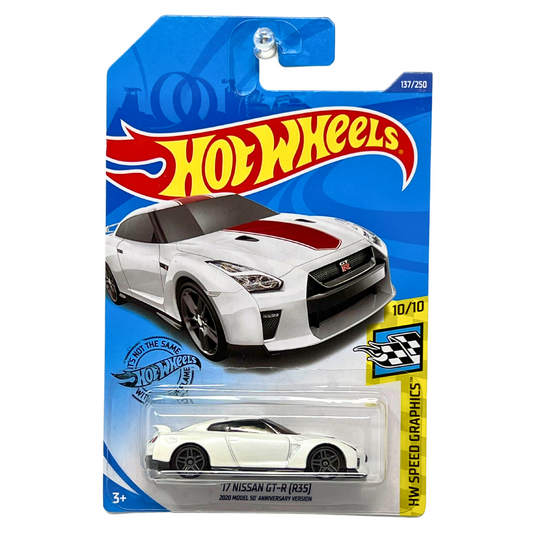 Hot Wheels HW Speed Graphics 2017 Nissan GT-R R35 2020 Model JDM 1:64 Diecast