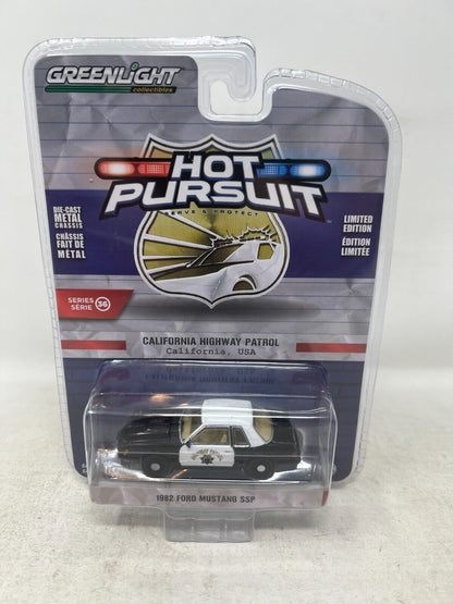 Greenlight Hot Pursuit Series 36 1982 Ford Mustang SSP 1:64 Diecast