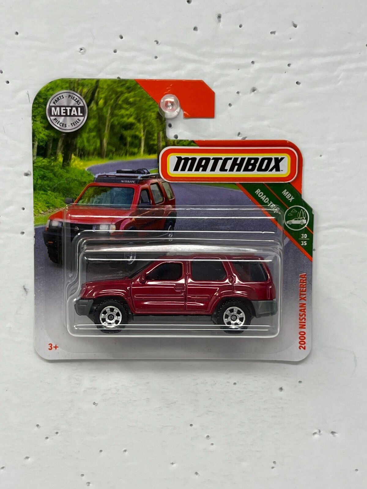 Matchbox MBX Road Trip 2000 Nissan Xterra JDM 1:64 Diecast Short Card