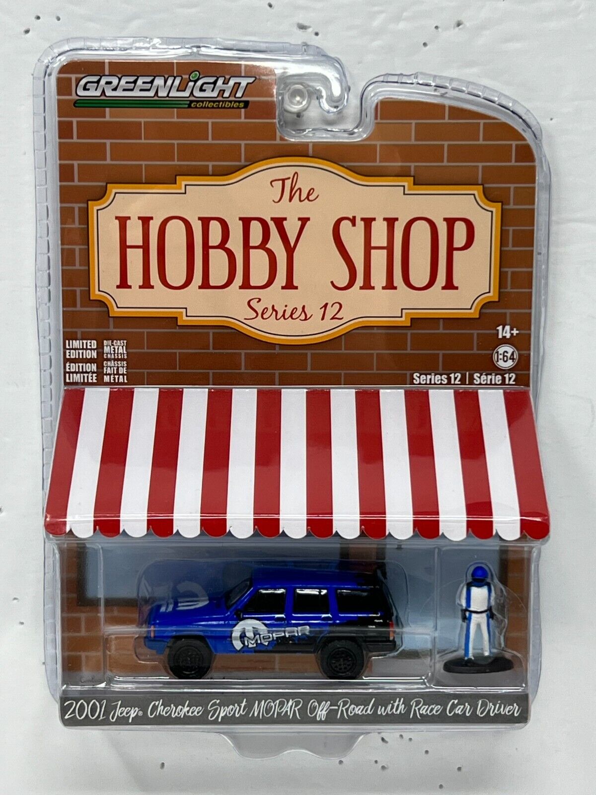 Greenlight The Hobby Shop 2001 Jeep Cherokee Sport MOPAR Off-Road 1:64 Diecast