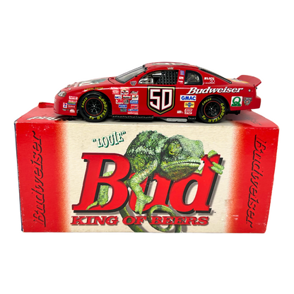 Action Nascar #50 Louie The Lizard Budweiser 1998 Chevy Monte Carlo 1:24 Diecast