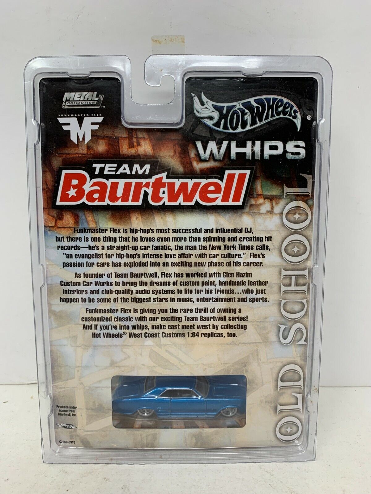 Hot Wheels Whips Team Baurtwell Old School Buick Riviera 1:64 Diecast