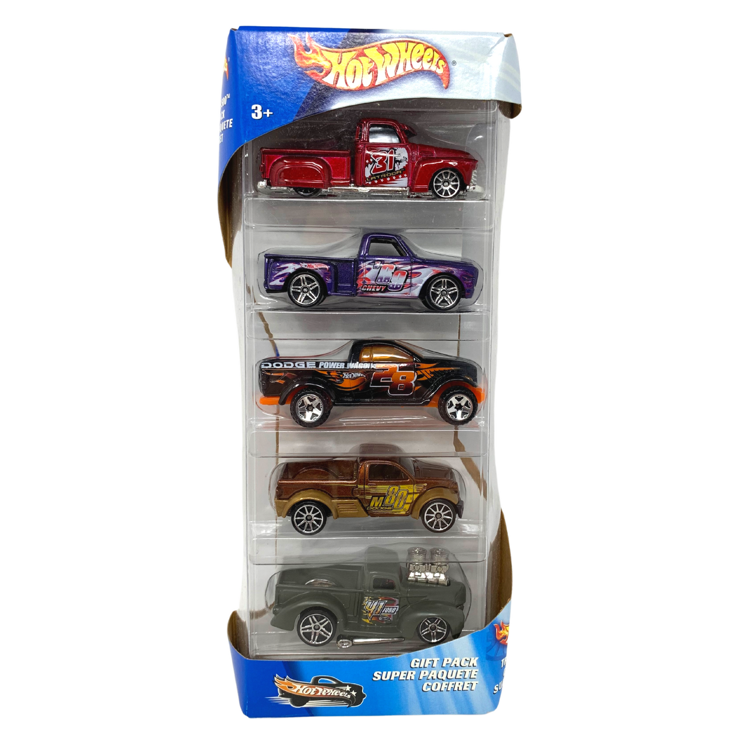 Hot Wheels 2002 Trucks Gift Pack Coffret 5-Pack 1:64 Diecast