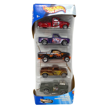 Hot Wheels 2002 Trucks Gift Pack Coffret 5-Pack 1:64 Diecast