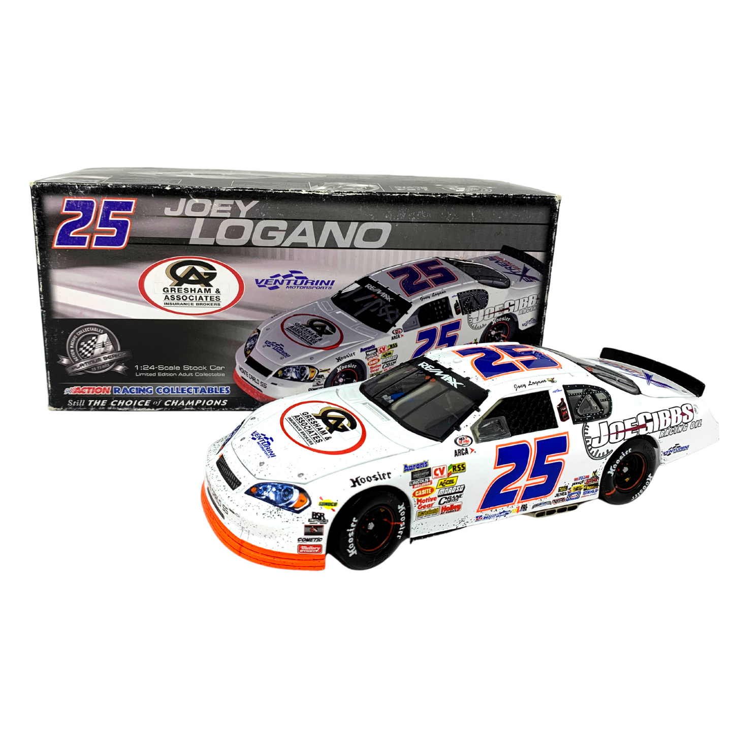 Action Nascar #25 Joey Logano Joe Gibbs Driven Racing Oil Impala 1:24 Diecast