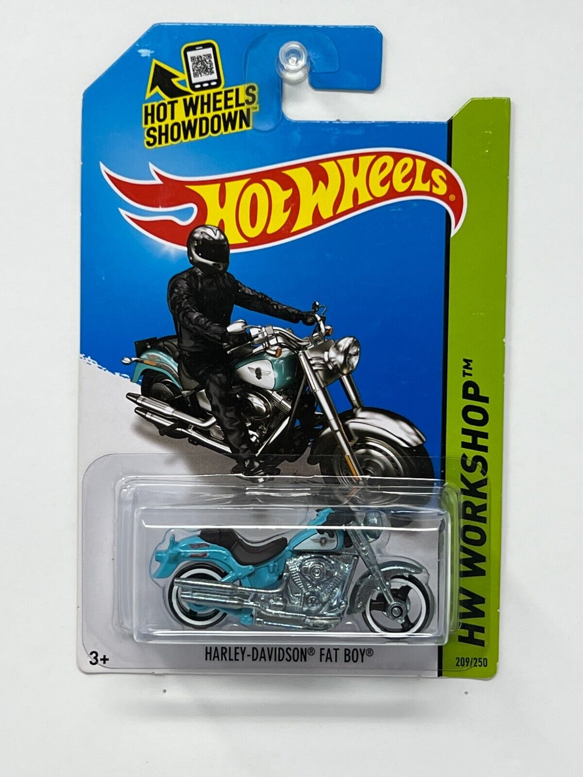 Hot Wheels HW Workshop Harley-Davidson Fat Boy Motorcycle 1:64 Diecast