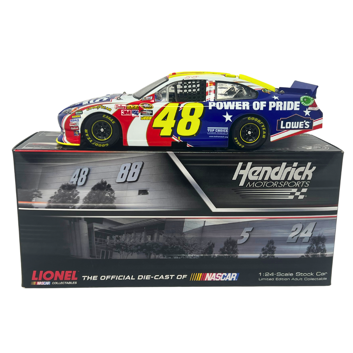 Lionel Nascar #48 Jimmie Johnson Lowe's Power of Pride 2011 Impala 1:24 Diecast