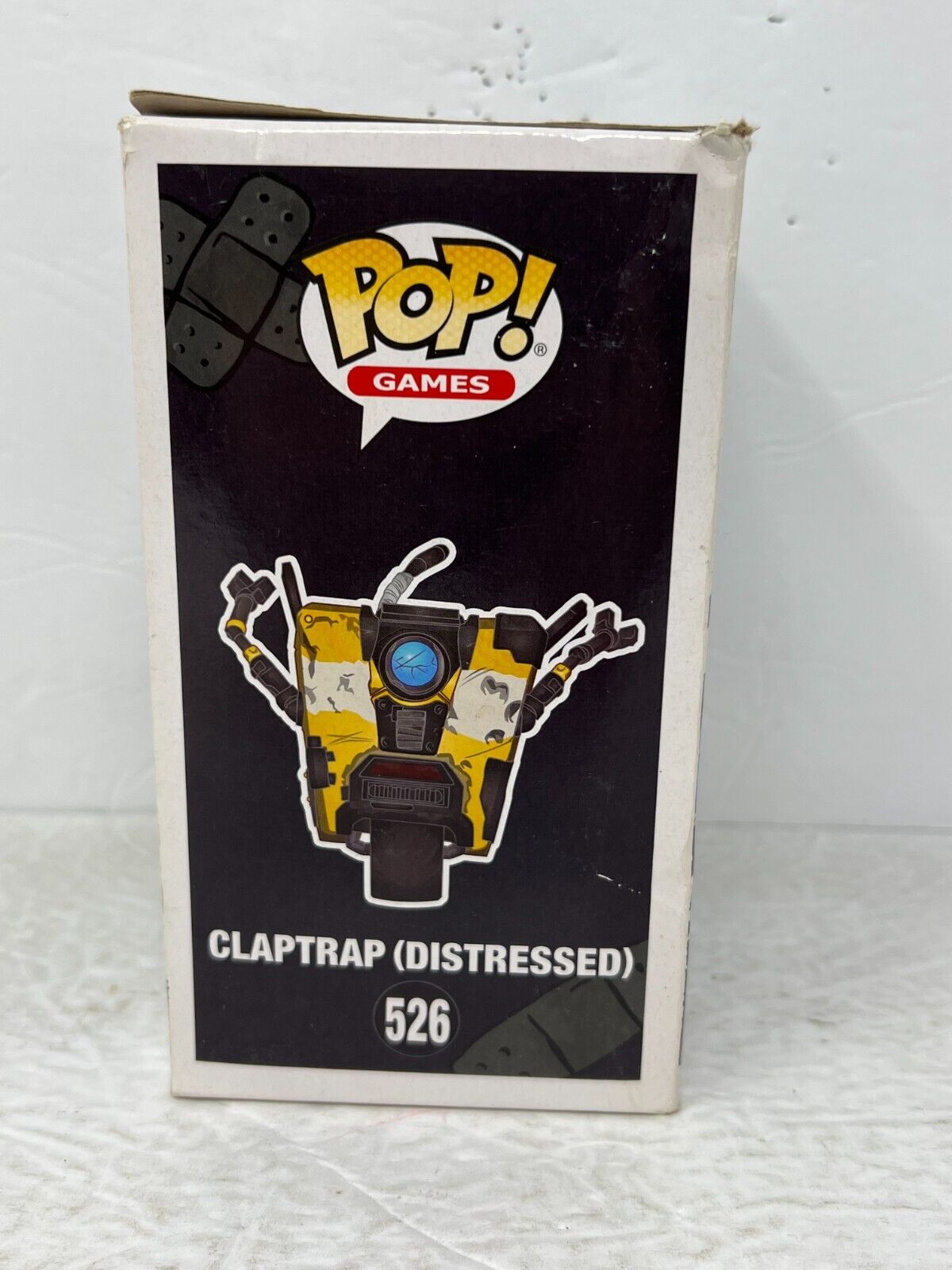 Funko Pop! Games Borderlands 3 #526 Claptrap (Distressed) Vinyl Figure Vaulted