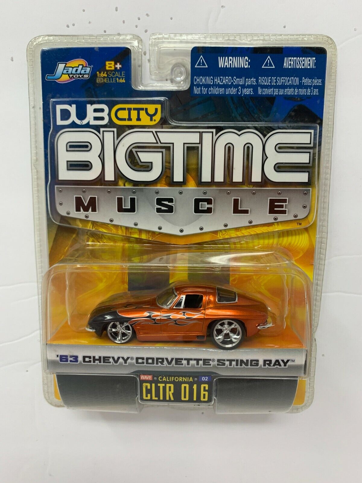 Jada Dub City Bigtime Muscle '63 Chevy Corvette Sting Ray 1:64 Diecast