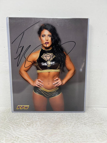 PPW Tessa Blanchard Signed 8X10 Photo One Man Band