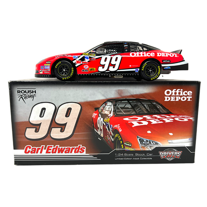 Motorsports Authentics #99 Carl Edwards Office Depot Ford Fusion 1:24 Diecast