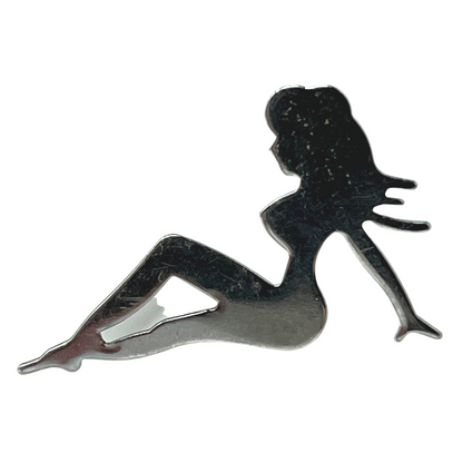 Woman Silhouette Lapel Pin