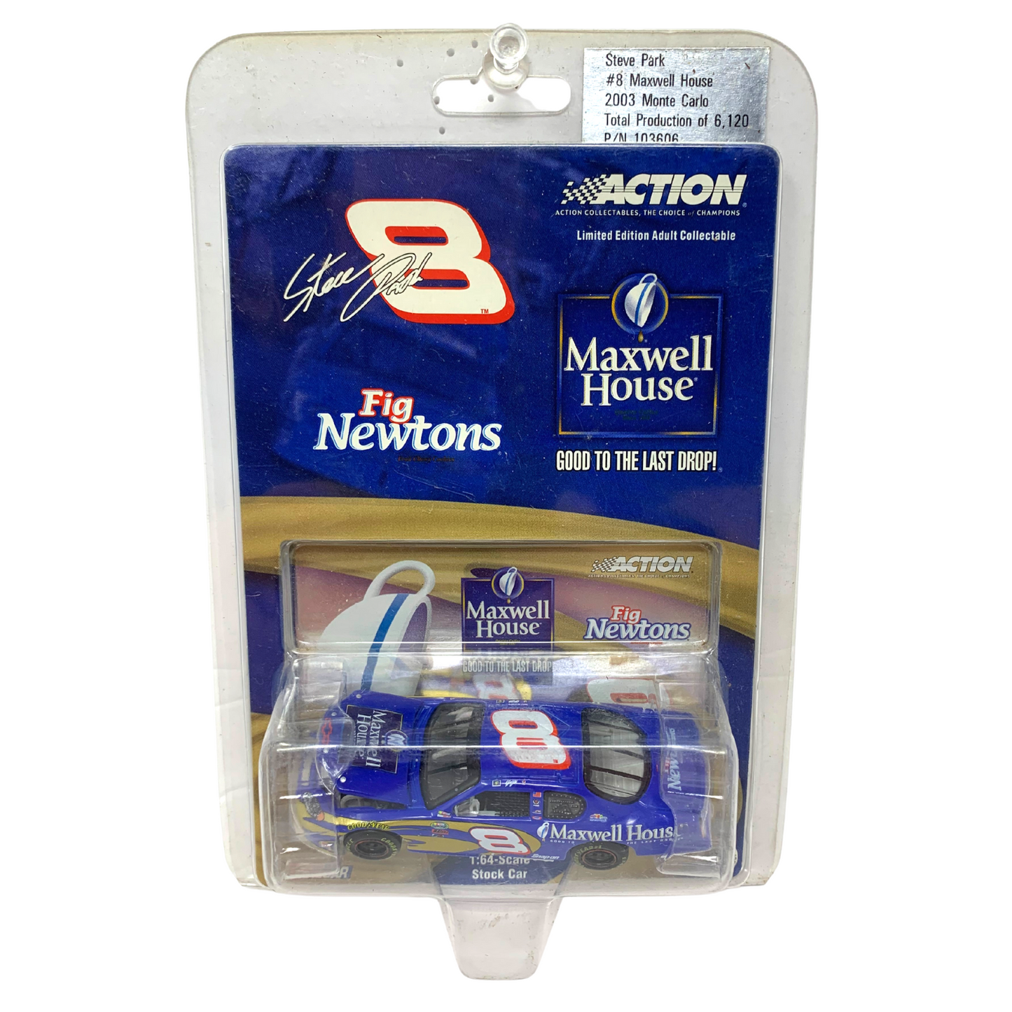 Action Nascar #8 Maxwell House Steve Park 2003 Monte Carlo 1:64 Diecast