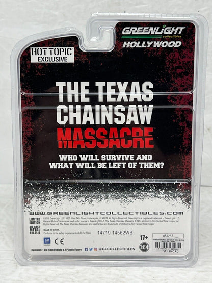 Greenlight Texas Chainsaw Massacre 1971 Chevy C-10 Leatherface Fig 1:64 Diecast