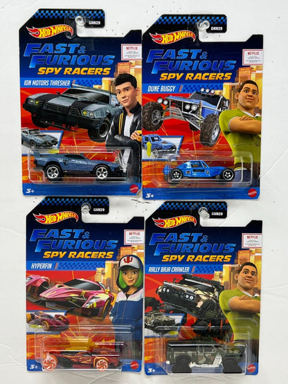 Hot Wheels Fast & Furious Spy Racers Series 1:64 Diecast Netflix Series Lot of 8