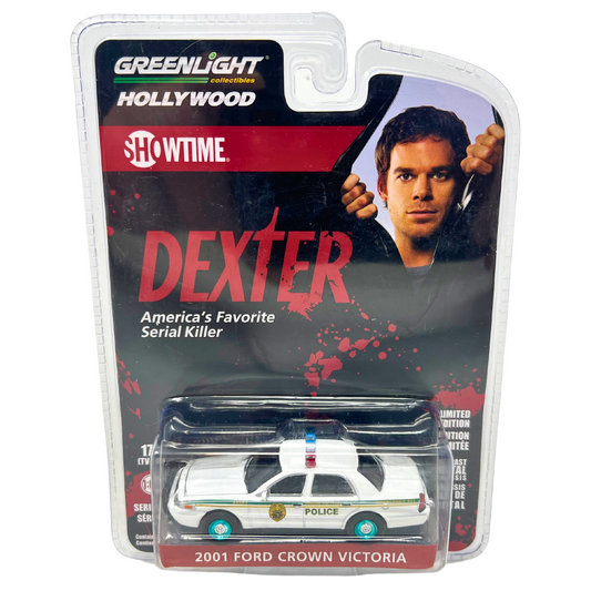 Greenlight Hollywood Dexter 2001 Ford Crown Victoria Green Machine 1:64 Diecast