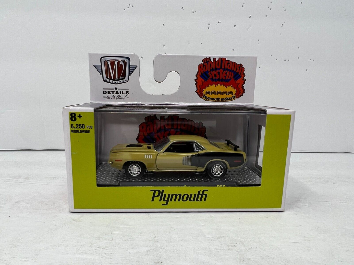 M2 Machines Rapid Transit System 1971 Plymouth HEMI Cuda R58 1:64 Diecast