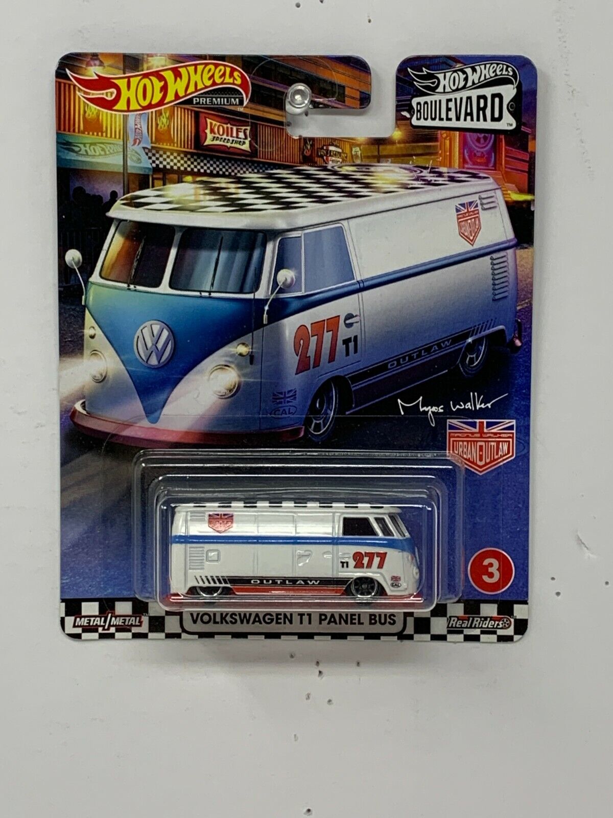 Hot Wheels Premium Boulevard Volkswagen T1 Panel Bus 1:64 Diecast