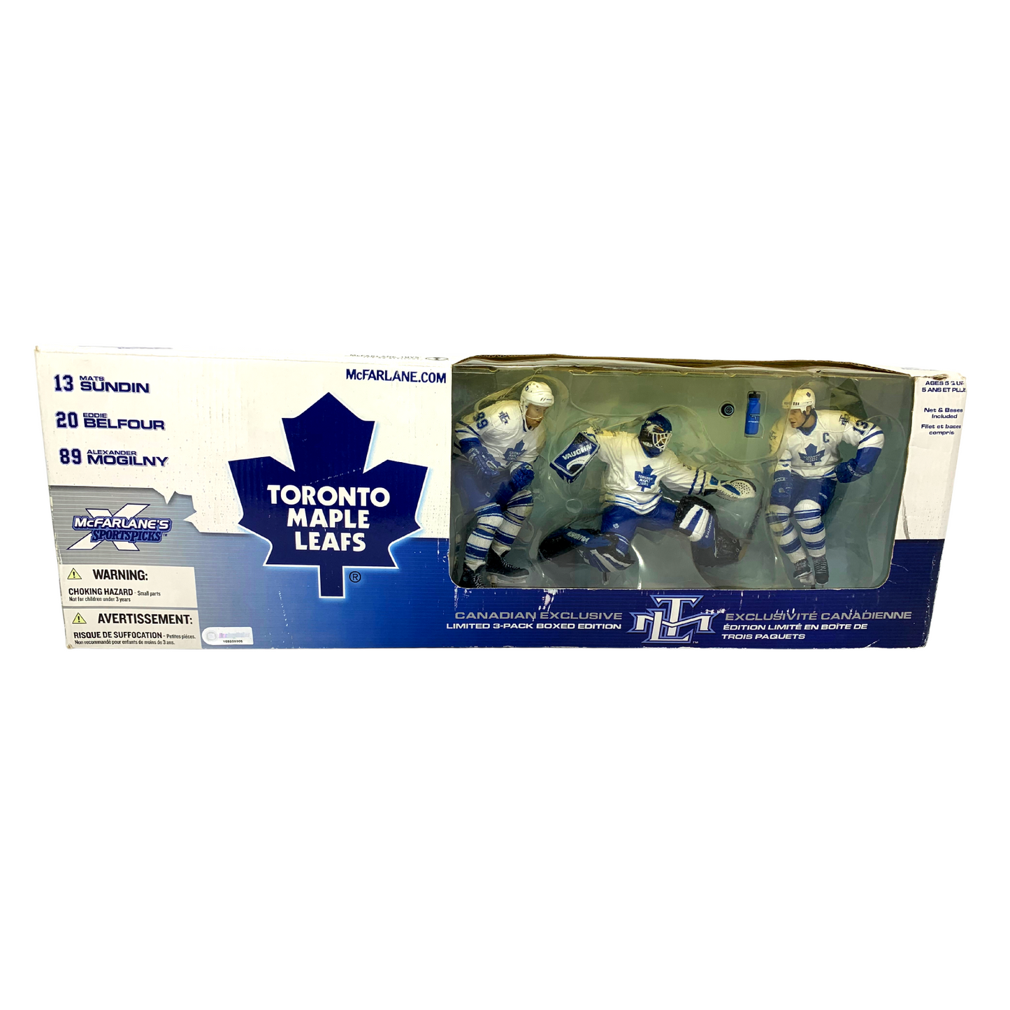 Mcfarlane NHL Toronto Maple Leafs Exclusive Combo 3-Pack Set Figures