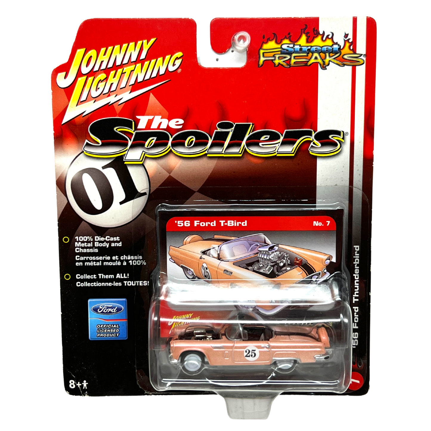 Johnny Lightning Street Freaks The Spoilers '56 Ford T-Bird 1:64 Diecast