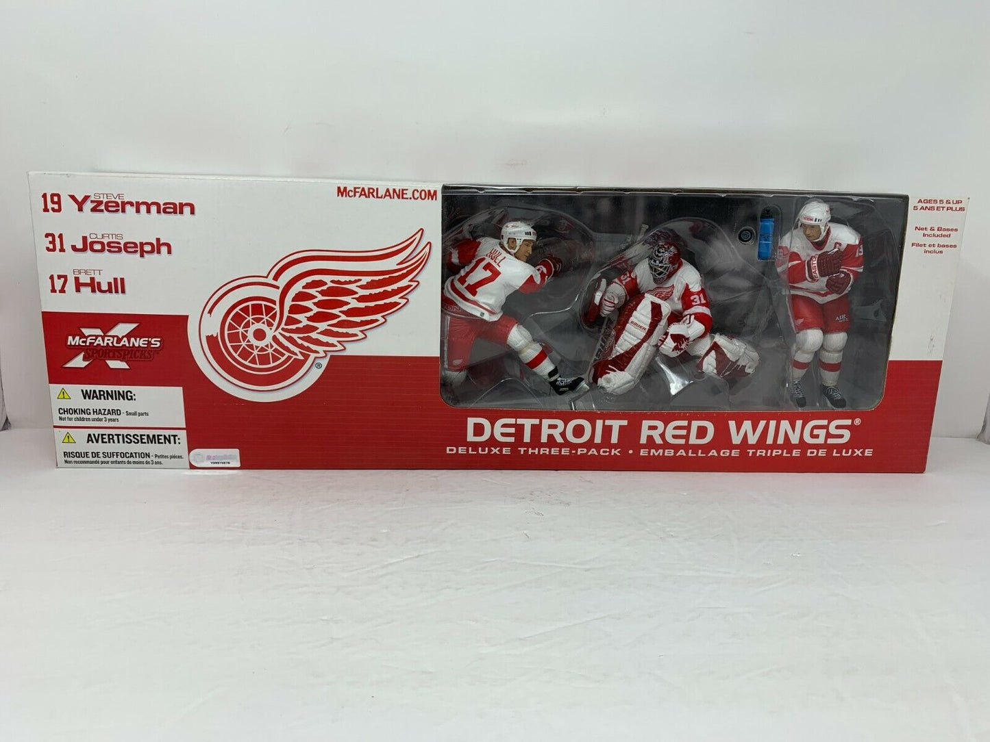 Mcfarlane NHL Detroit Red Wings Exclusive Combo 3-Pack Set Figures