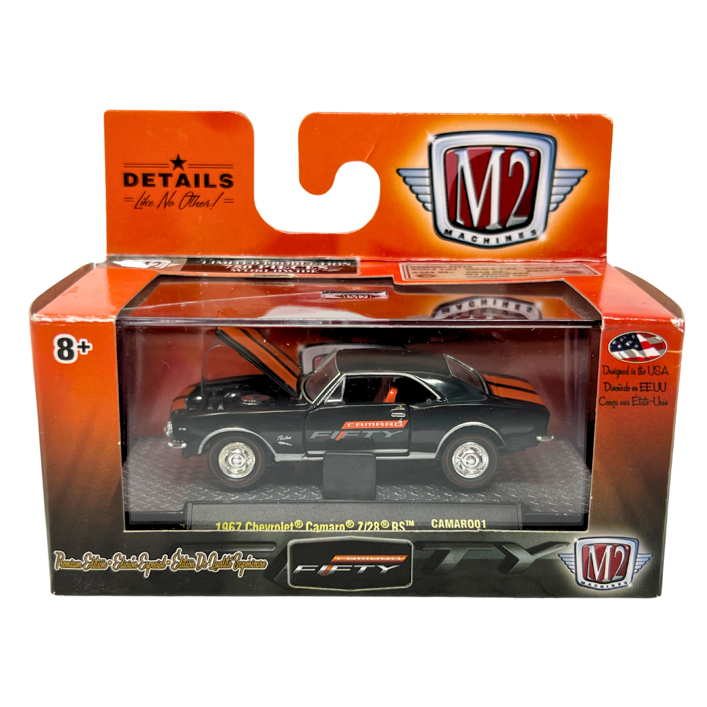 M2 Machines Camaro Fifty 1967 Chevrolet Camaro Z/28 RS CHASE 1:64 Diecast