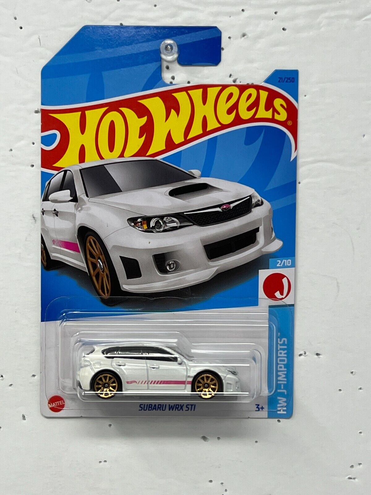 Hot Wheels HW J-Imports Subaru WRX STI JDM 1:64 Diecast White