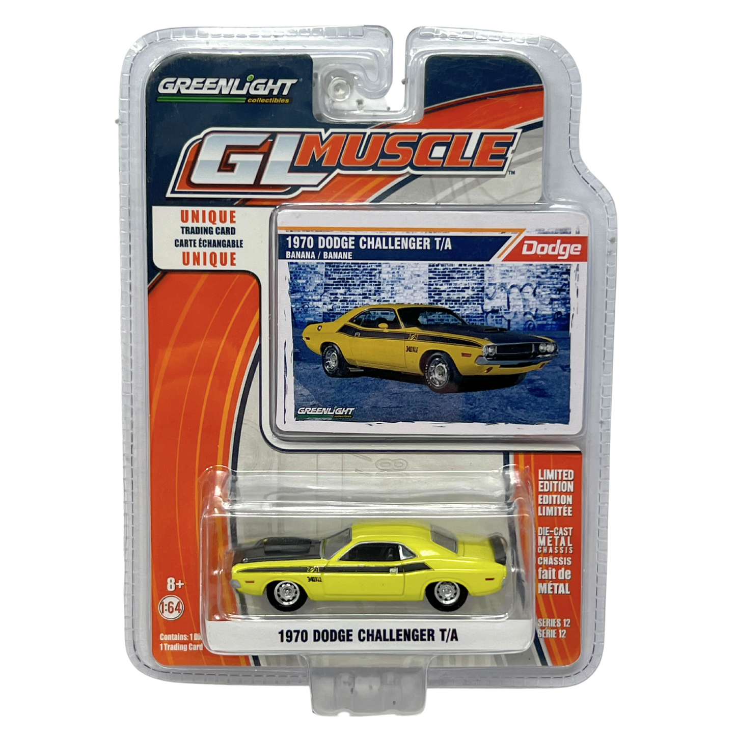 Greenlight GL Muscle 1970 Dodge Challenger T/A 1:64 Diecast