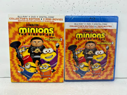 Minions & The Rise of Gru 2-Movie Collection Blu-ray Good Condition!!!