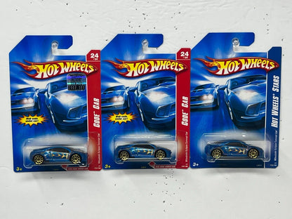 Hot Wheels Code Car Mitsubishi Eclipse Concept Car JDM 1:64 Diecast Lot of 3