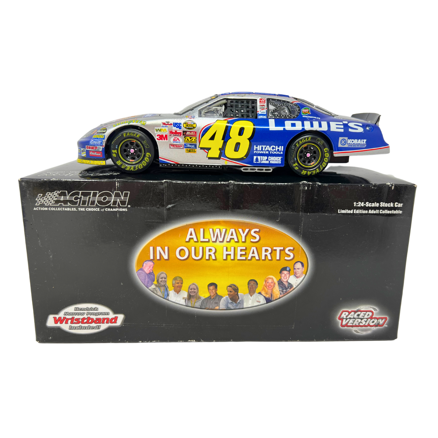 Action Nascar #48 Jimmie Johnson Lowes Atlanta Raced Win GM Dealers 1:24 Diecast