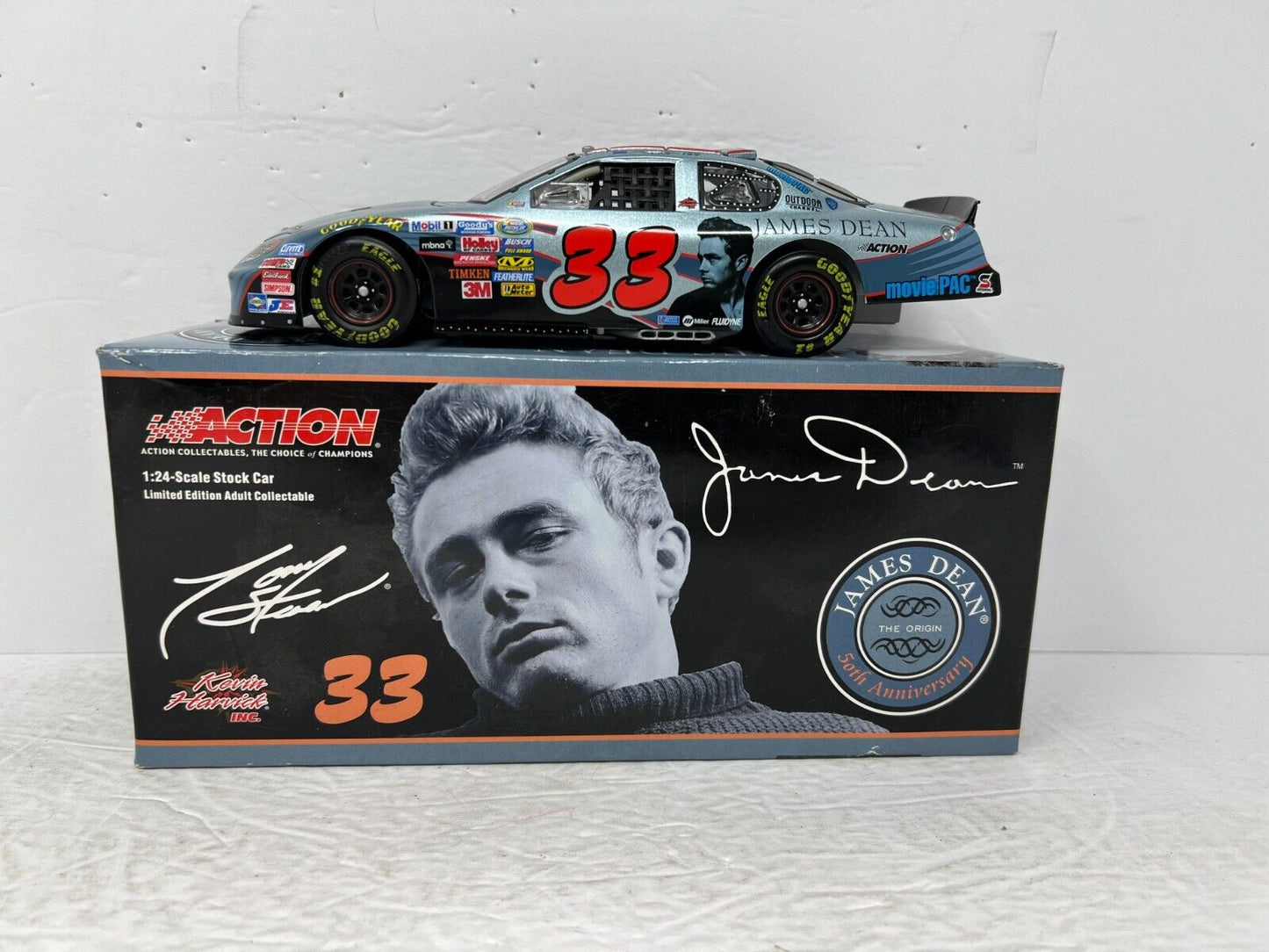 Action Nascar #33 Tony Stewart James Dean 50th 2005 Monte Carlo 1:24 Diecast