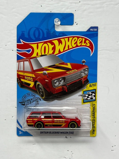 Hot Wheels HW Speed Graphics Datsun Bluebird Wagon (510) JDM 1:64 Diecast