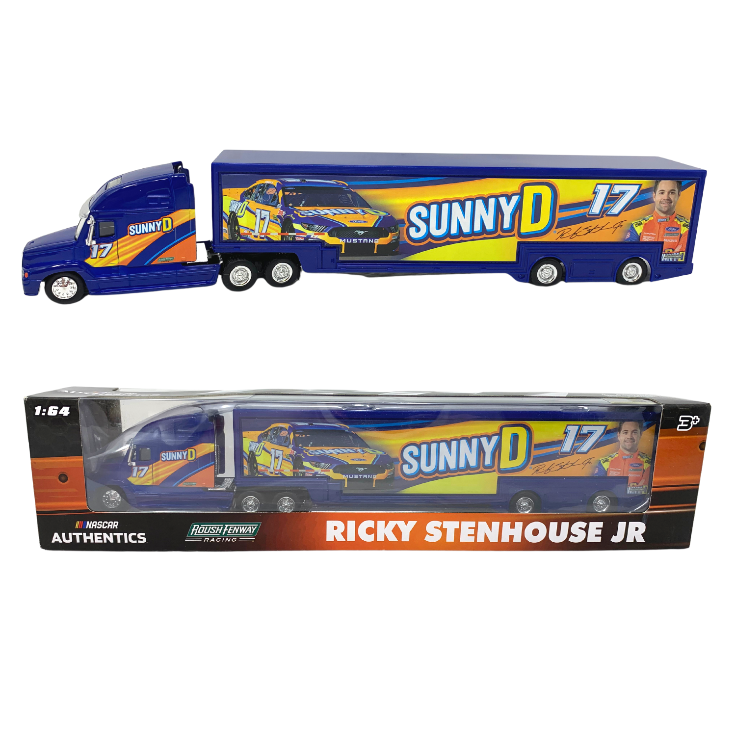 Nascar Authentics #17 Sunny D Ricky Stenhouse Jr. Transport Hauler 1:6 ...