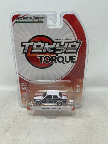 Greenlight Tokyo Torque Series 4 1969 Datsun 510 1:64 Diecast