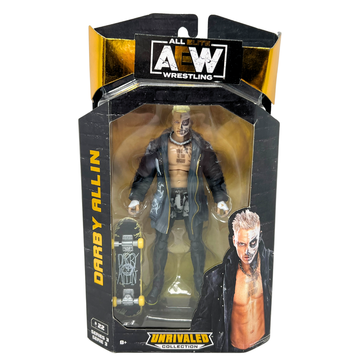 AEW Darby Allin Unrivaled Collection Series 3 Jazwares Wrestling Action Figure