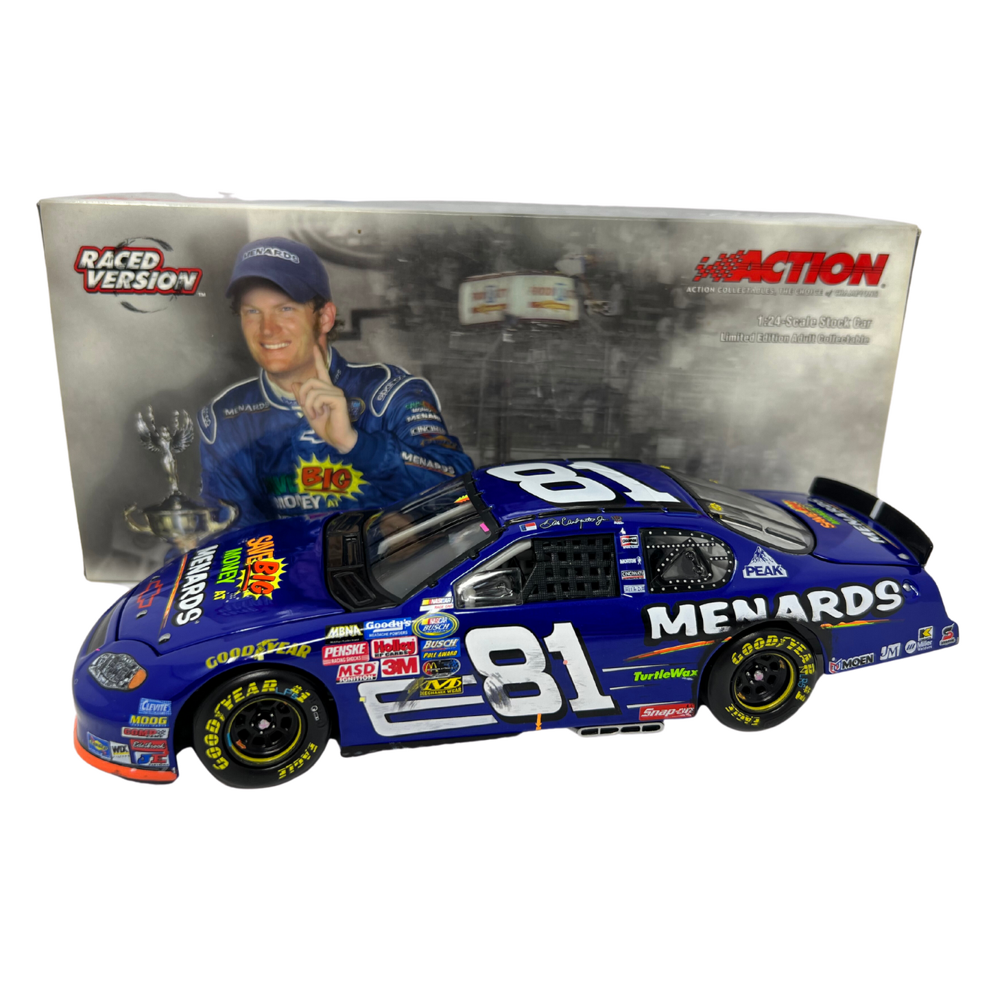 Action Nascar #81 Dale Earnhardt Jr. Menard's Bristol Win Dealers 1:24 Diecast