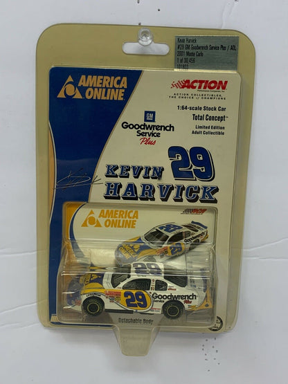Action Nascar #29 GM Goodwrench Kevin Harvick AOL Chevy Monte Carlo 1:64 Diecast