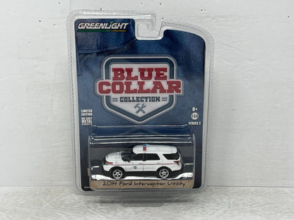 Greenlight Blue Collar 2014 Ford Intereptor Utility 1:64 Diecast