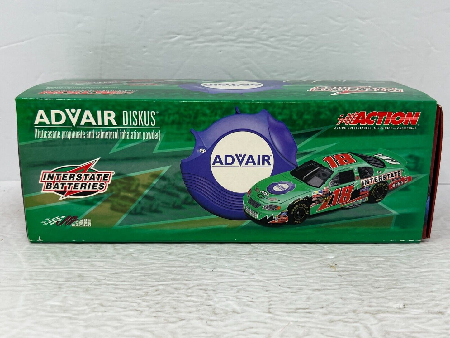 Action Nascar #18 Bobby Labonte Interstate Batteries Advair 2003 1:24 Diecast