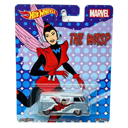 Hot Wheels Marvel The Wasp Volkswagen T1 Panel Real Riders 1:64 Diecast