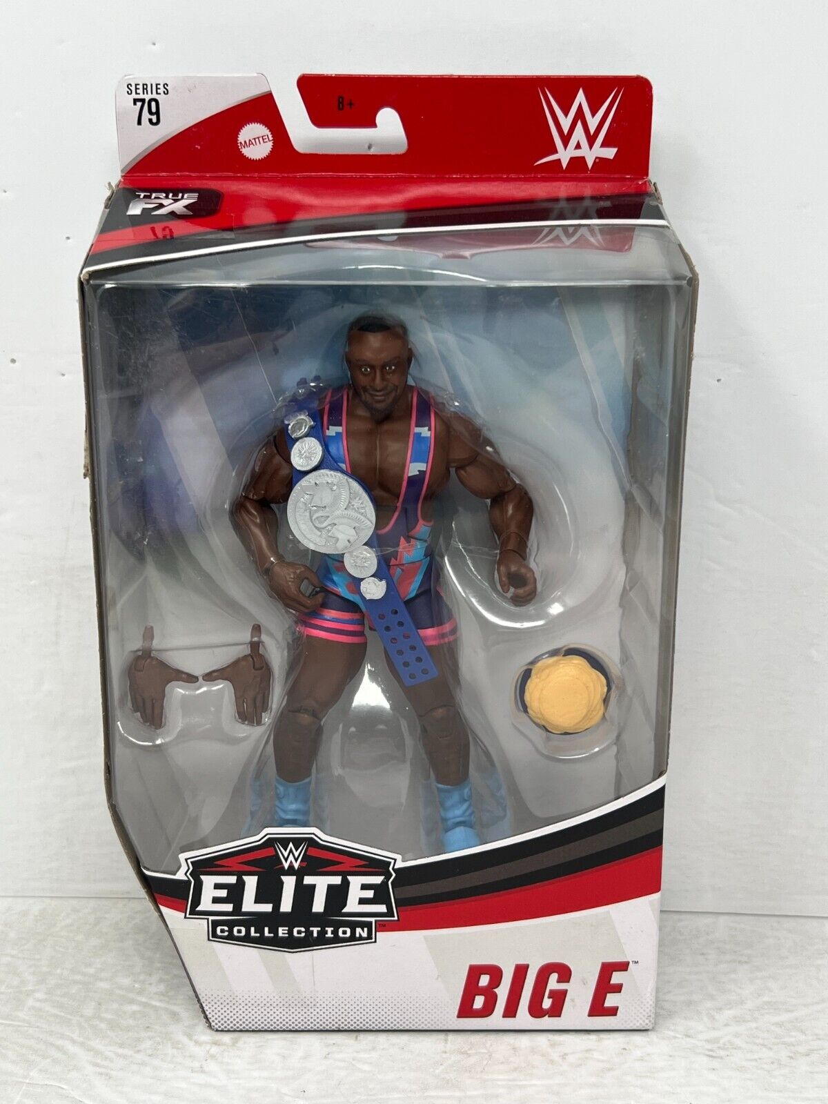 WWE Elite Collection Series 79 Big E Wrestling Action Figure with Tag Team Belt