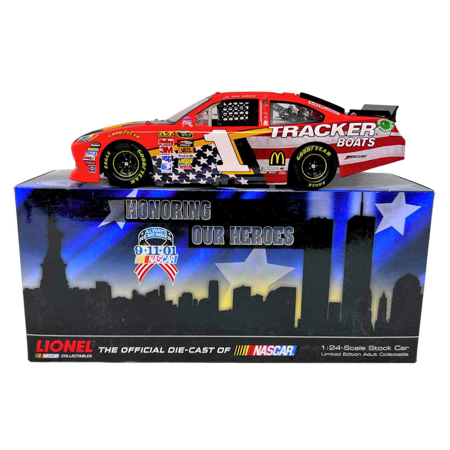 Action Nascar #1 Jamie McMurray Honoring Our Heroes 2011 Impala 1:24 Diecast