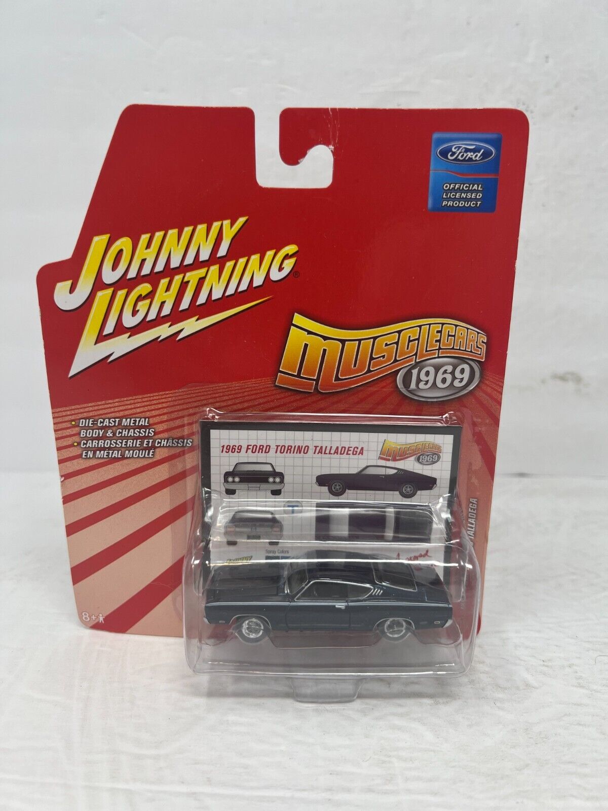 Johnny Lightning Musclecars 1969 Ford Torino Talladega 1:64 Diecast