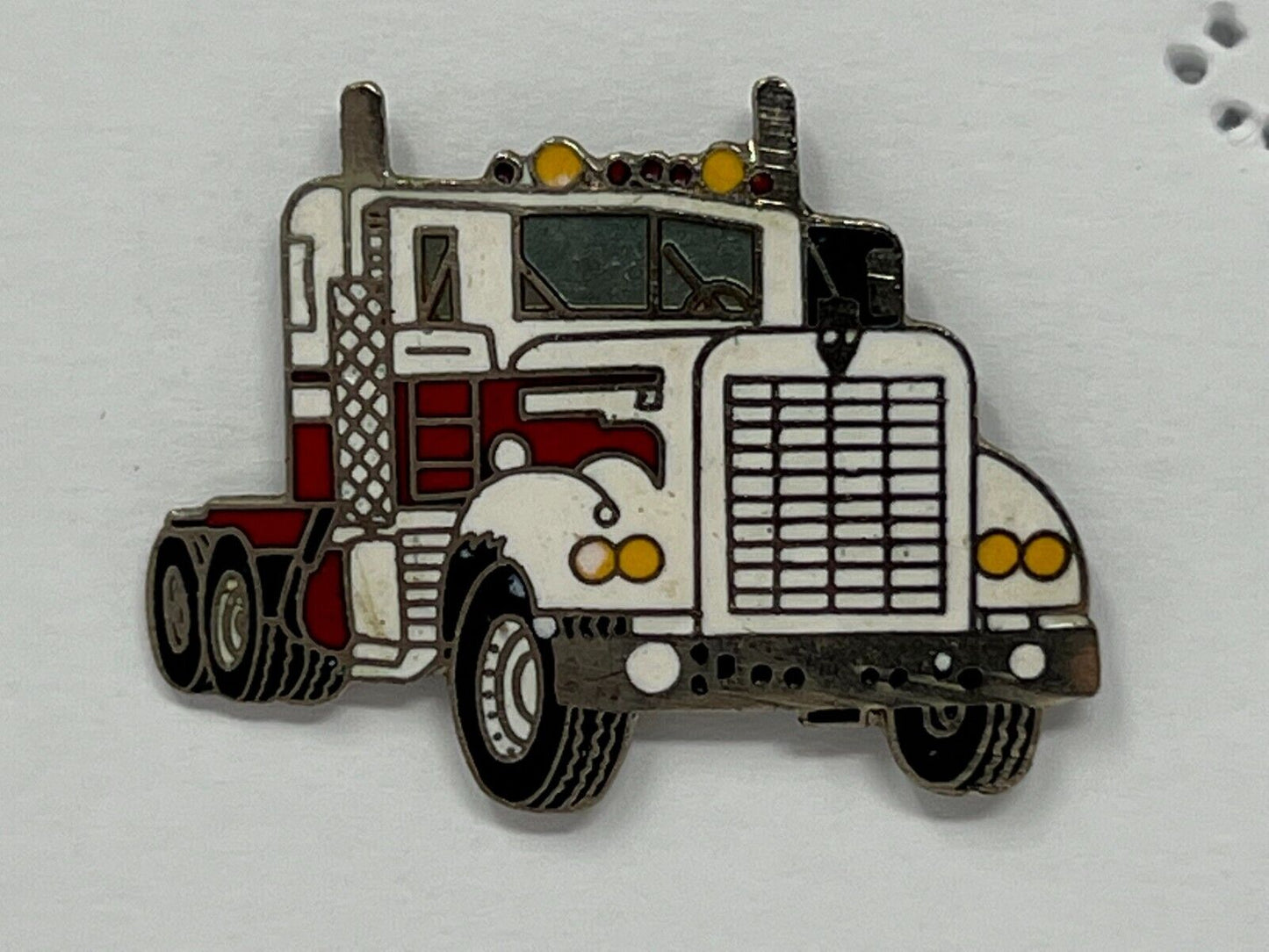 Semi Truck Automotive Lapel Pin