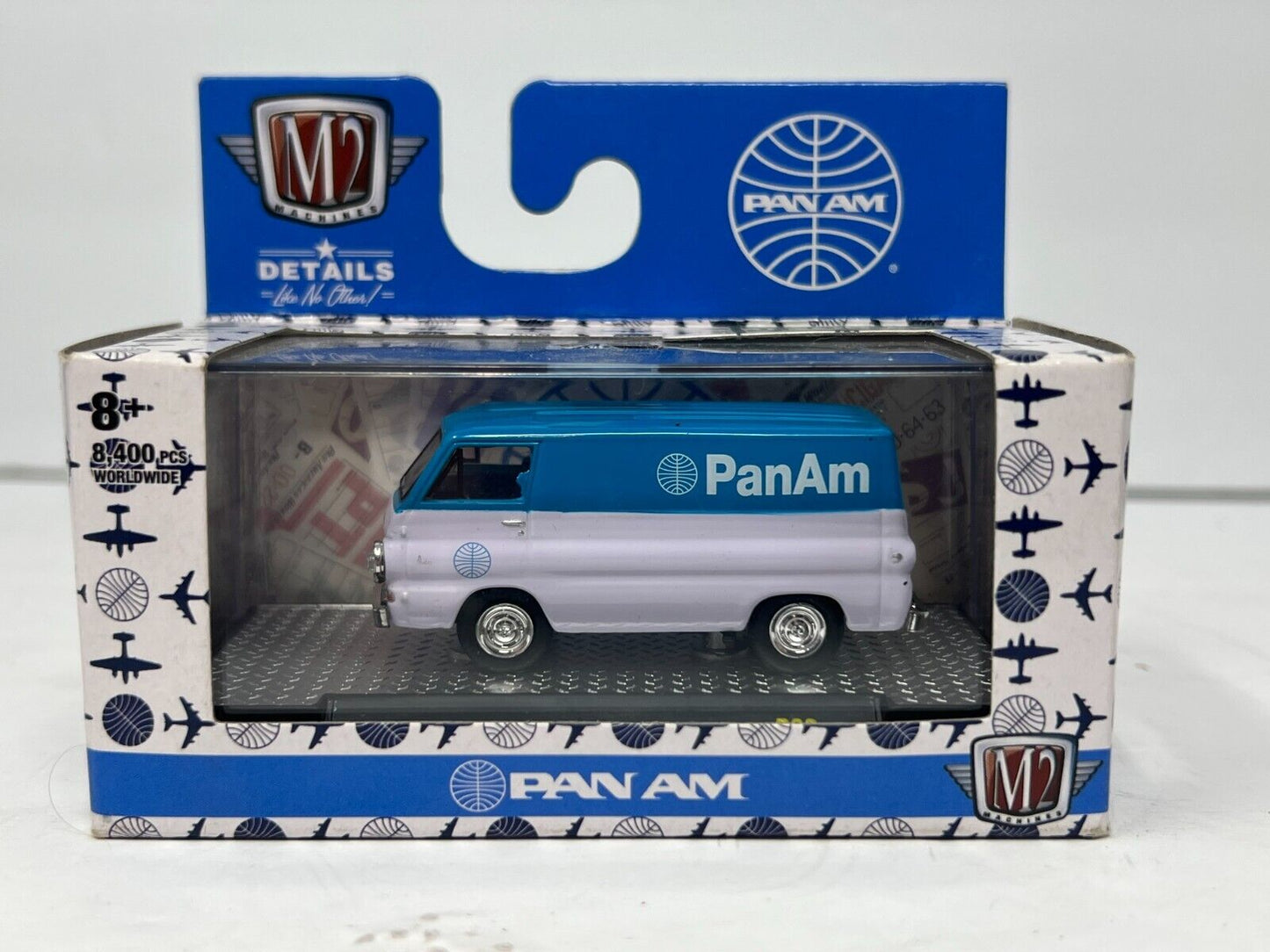 M2 Machines Pan Am 1964 Dodge A100 Panel Van R69 1:64 Diecast